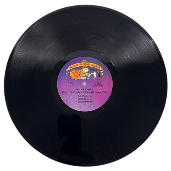 Frank Zappa Ship Arriving Too Late 2 Save Drowning Witch Vinyl LP Barking Pumpki - Picture 4 of 7